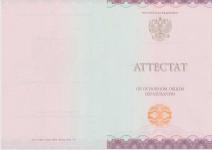 Аттестат 9 классов 2014-2026